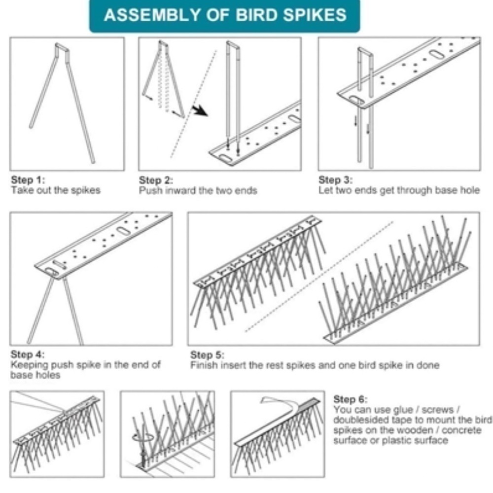 Bird Spikes! - Picture 7 of 9
